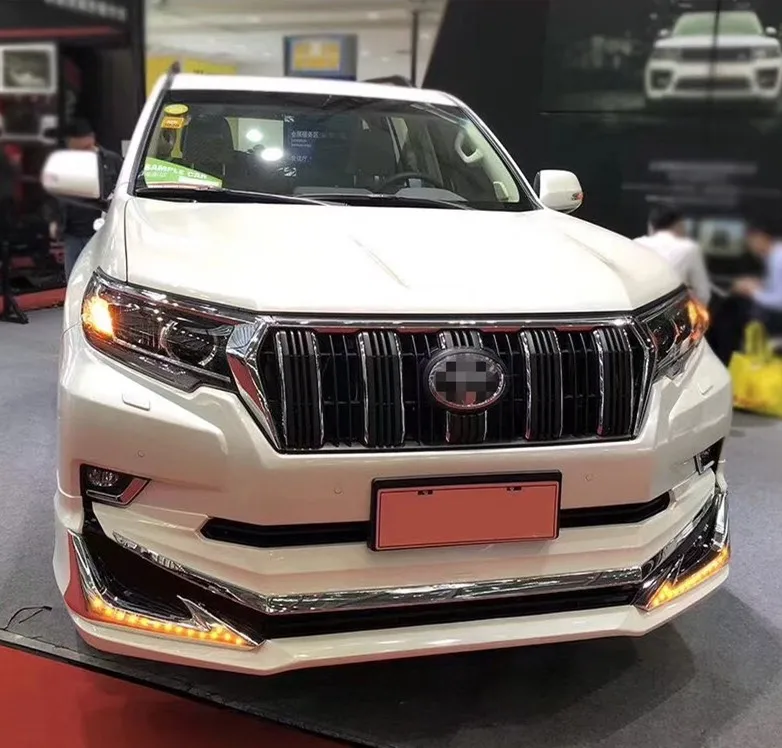 Abs New Design Car Body Kits For 2018 Prado With Led Light Or Without