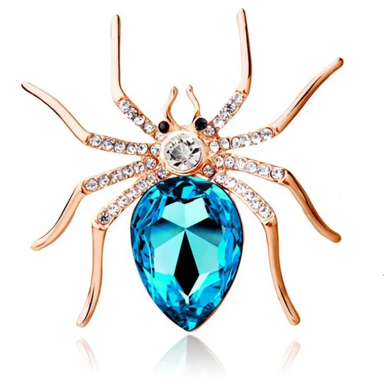 Gold spider brooches for women spider brooch wedding invitations