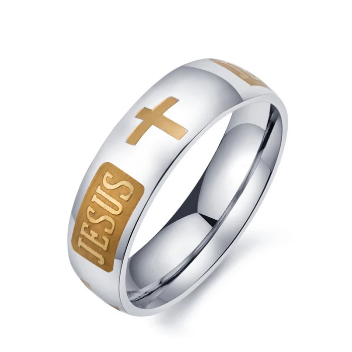 Religious Catholic Christian Jewelry Silver Gold Plated 6mm Width ...