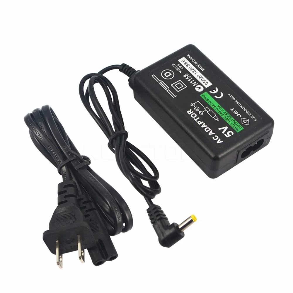 

Wholesale 5V 2A Home Travel AC Adapter Wall Charger Power Supply With Cable for PSP 1000 2000 3000 Slim US EU Plug