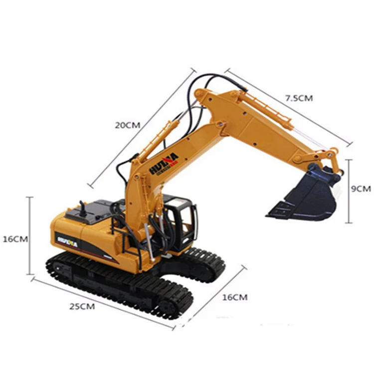 Construction Vehicle Toy Claw Machine Engineering Crawler Rc Excavator ...