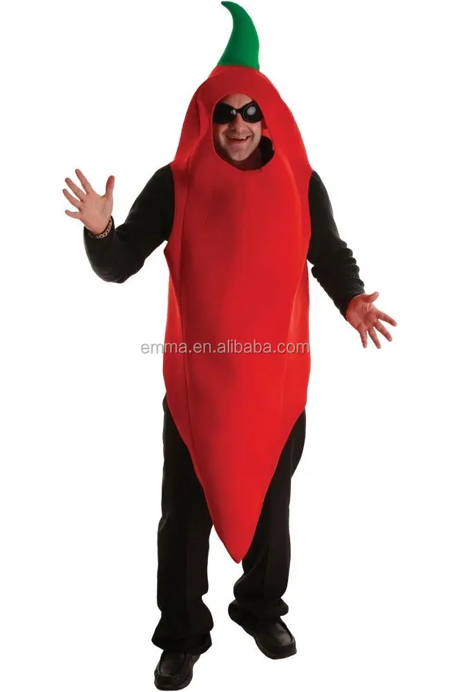 red chilli fancy dress costume
