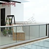 chrome plating mirror finish zinc alloy glass clip for frameless glass railing/baluster/post