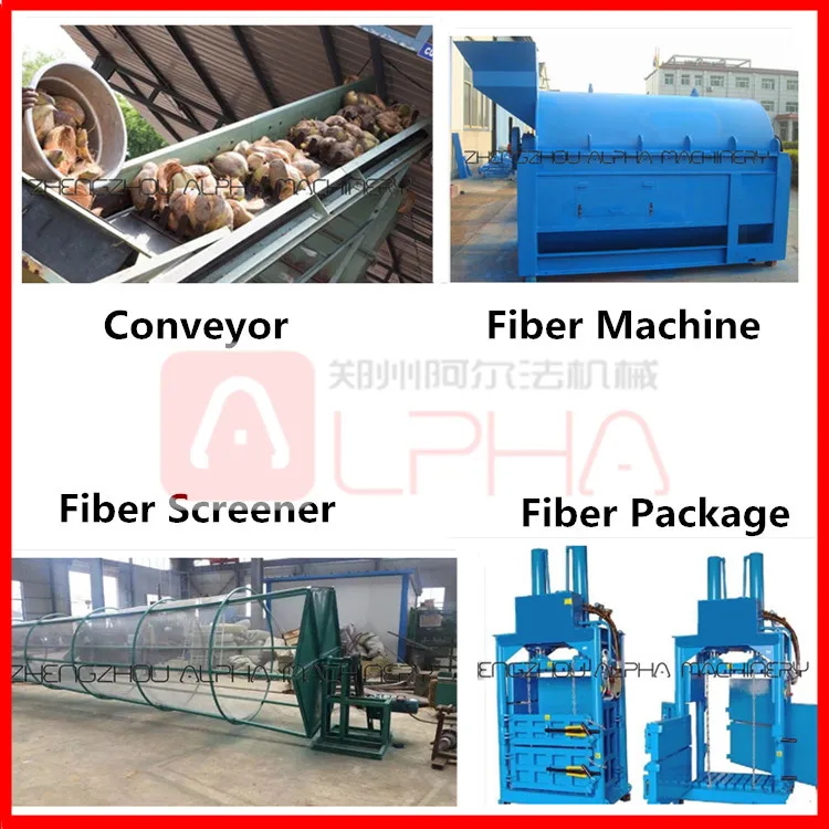 Coconut Coir Machine/coconut Processing Machinery/coconut Fiber Making