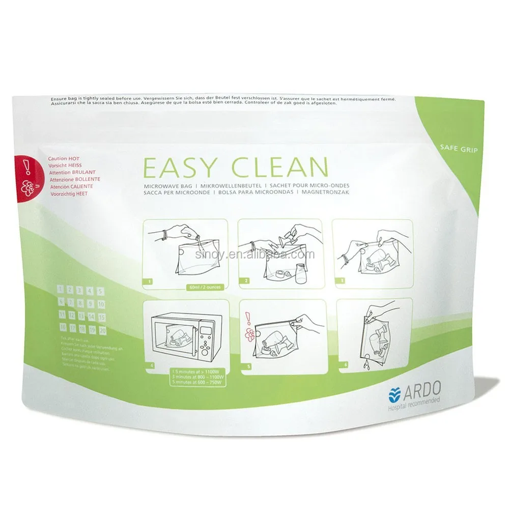 Microwave Sterilizer Bag Manufacturer Buy Quick Clean Microsteam Bag