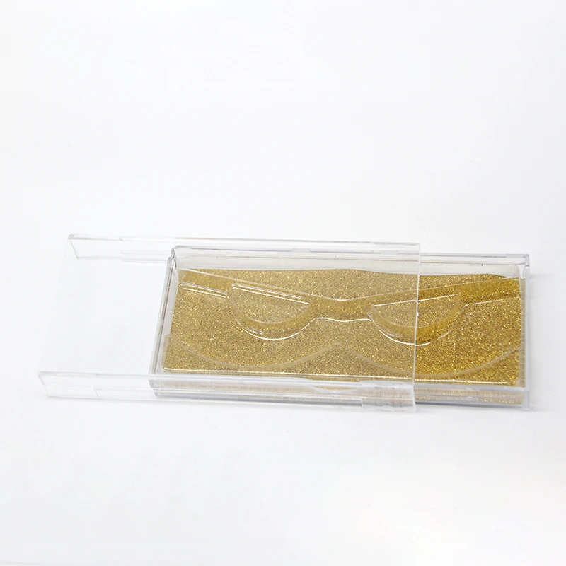 wholesale custom Eyelash tray false eye lash acrylic lash box empty eyelash packaging boxes