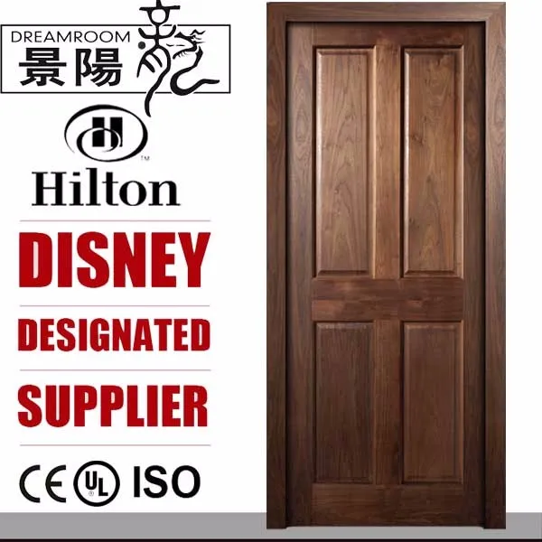 100 Real Interior 4 Panel Walnut Solid Wood Door Buy Solid Wood Door Walnut Solid Wood Door Walnut Door Product On Alibaba Com