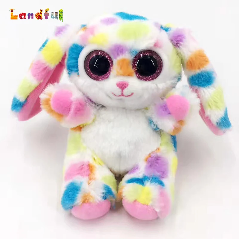 stuffed animal with glitter eyes