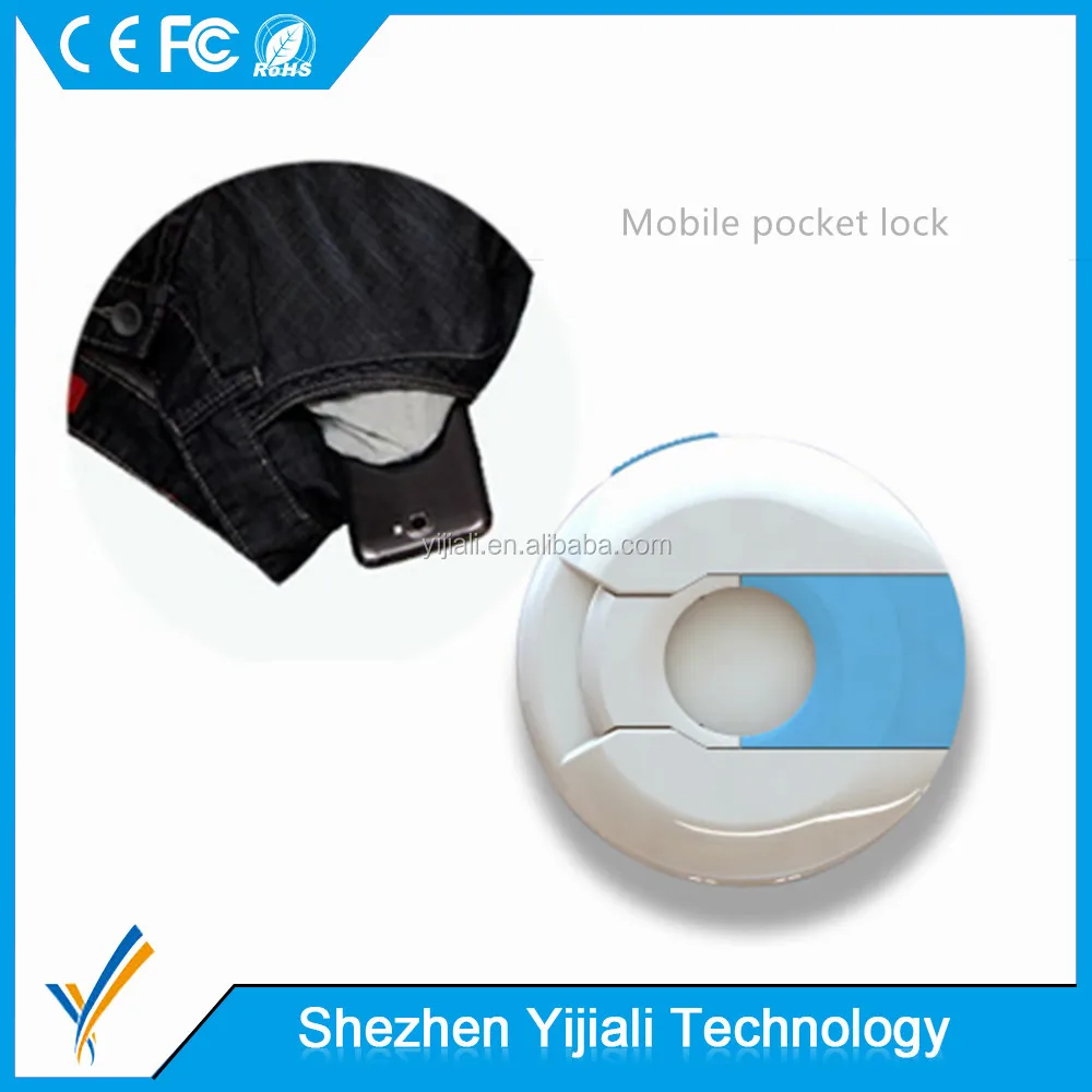 

c-safe magnetic anti theft mobile phone for Pocket bag lock, Blue/white