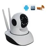 Plug Play two way audio external camera SD card Andriod ISO phone IP wifi intercom camera WPS wireless camera Mic & speaker