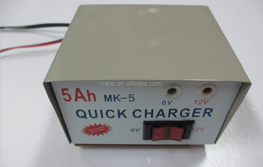 High performance 6v 12v motorcycle charger quick battery charger