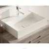 Pure White Modified Acrylic Solid Surface Wash Basin Vanity Basin
