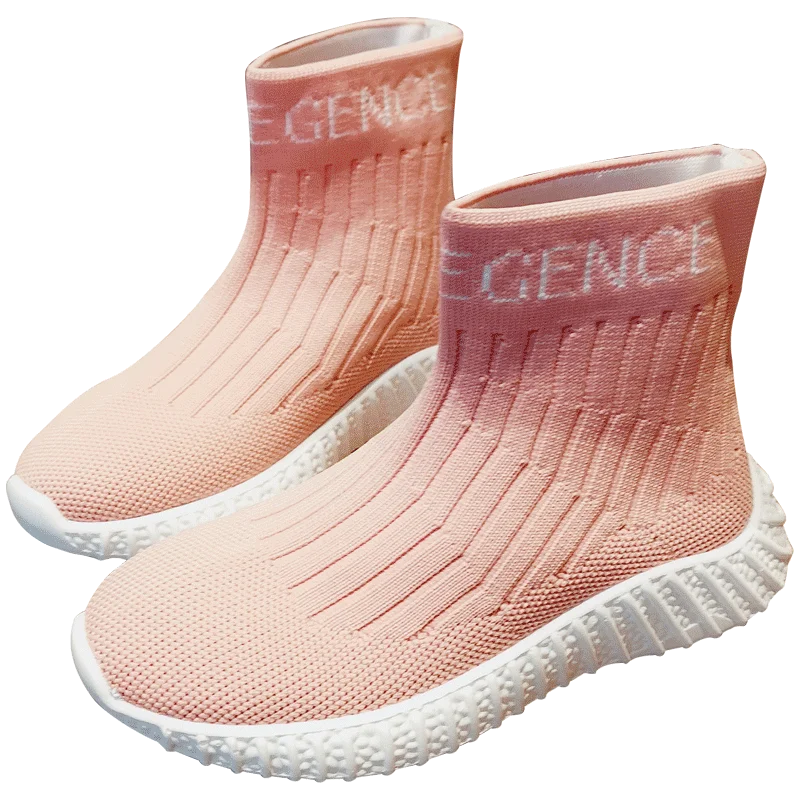

2019 new design Kids Casual Running Shoes Sock boots Sneakers, As pictures shown or customized
