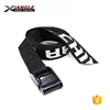 1" 25mm 350kg Black Endless Polyester Metal Cam Buckle Cargo Lashing Locking Tie Down Strap Webbing with Logo for Packing
