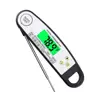 Instant Read Digital Foldable Probe Thermometer For Kitchen Cooking with Waterproof Function and Strong Magnet in ABS Material