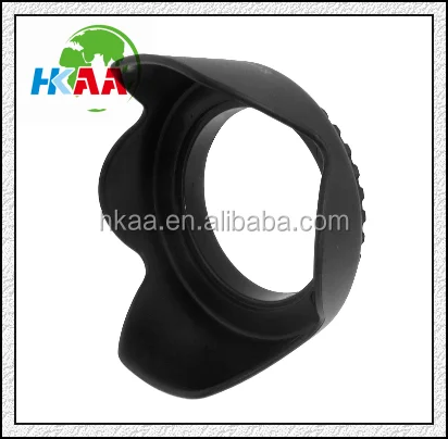 Cheap china manufacturer Black Plastic Petal Crown Flower 58mm Screw
Mount Lens Hood for camera special custom service provided