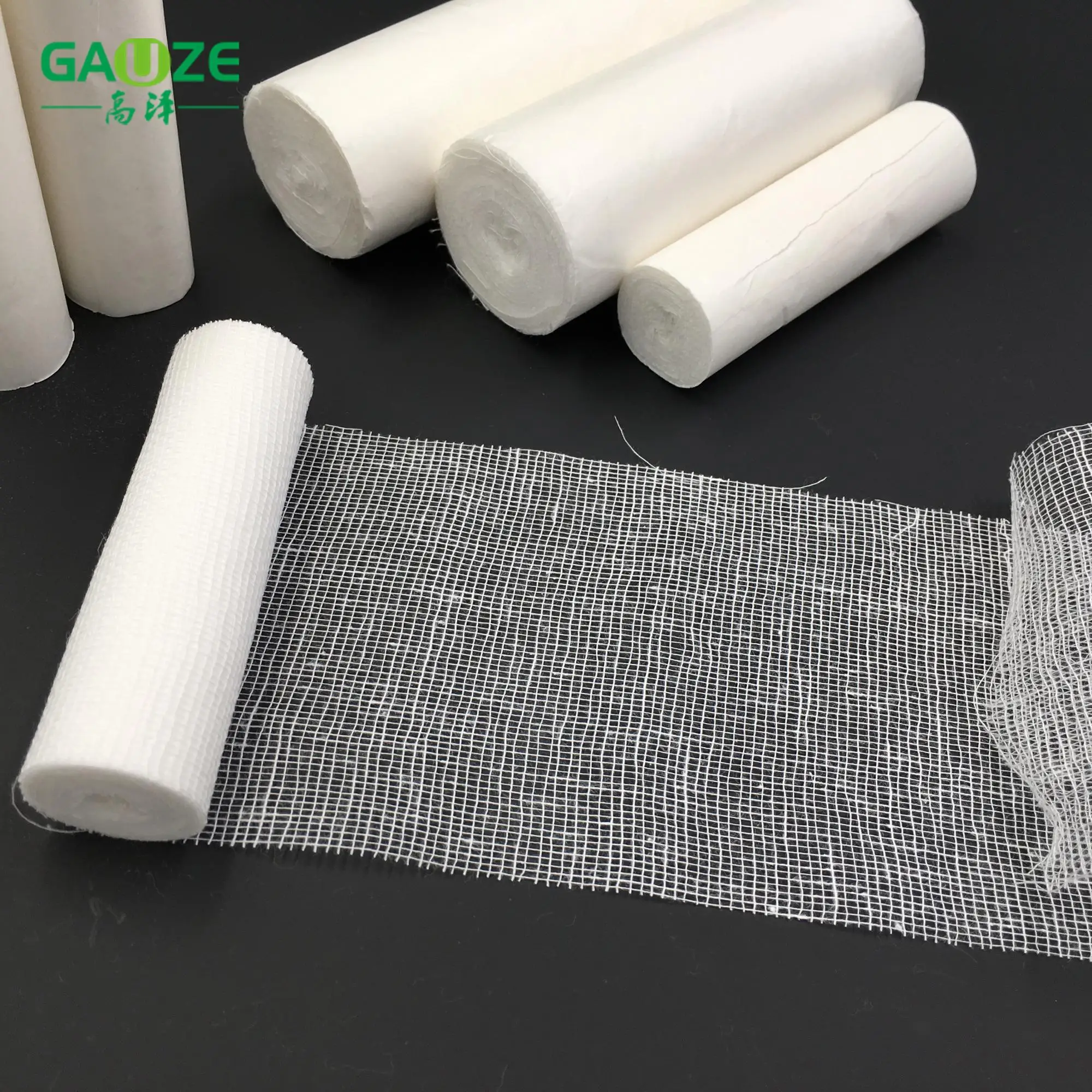 Non Adhesive Hydrophilic Gauze Bandage 4" X 5yds Medical 100 Organic