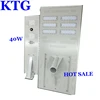 High brightness solar farm light with led color Mixing install at Fish pond edge very beautiful all in one solar street light