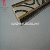Chinese supplier turkey marble decorative and laminated water jet flower border marble flooring design