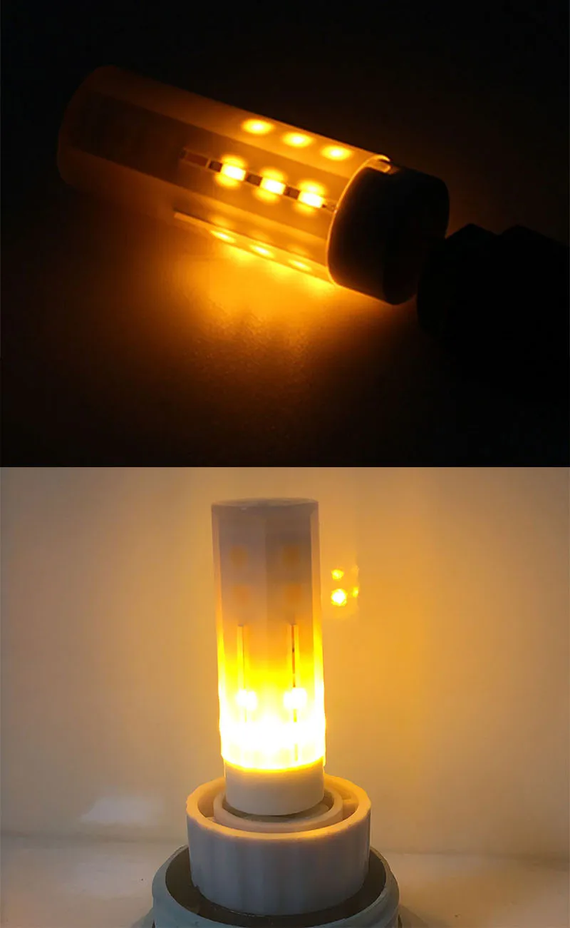 Low Voltage Fire Effect 12 Volt Flicker Flame Bulbs G4 Led Flickering