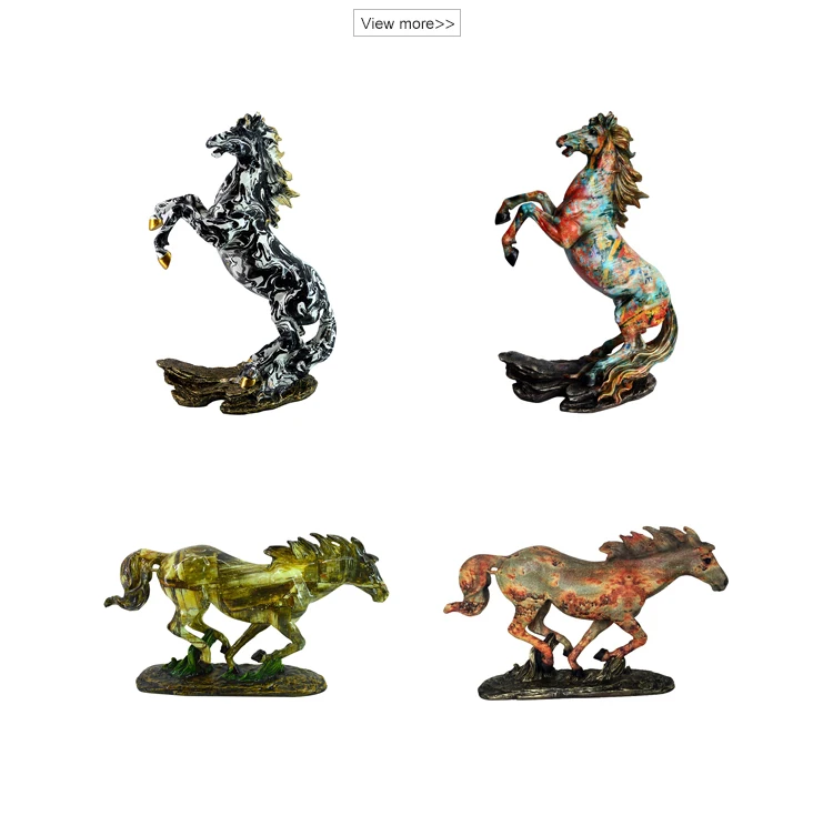 funny horse figurines