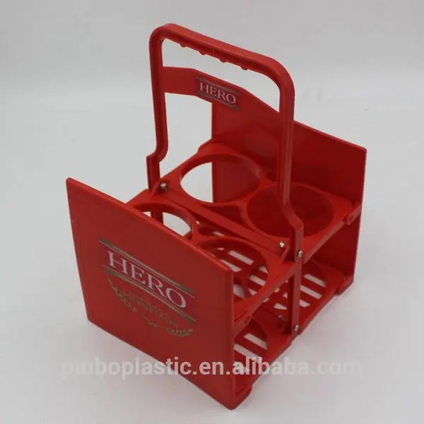 Plastic Foldable 4 Pack Beer Bottle Carrier - Buy Beer Bottle Carrier ...