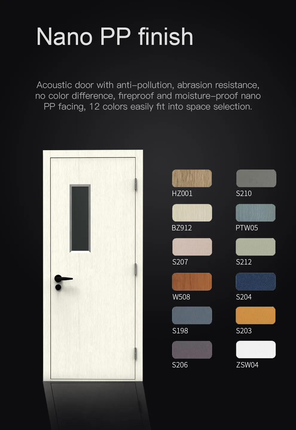 Piano Room Acoustic door Germany Standard wooden Soundproof Door