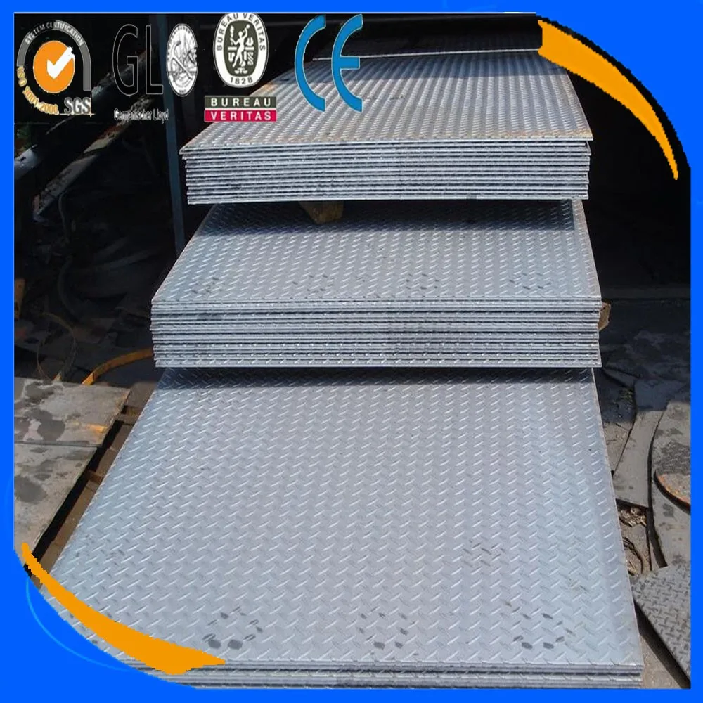 Q235 Hot Rolled Grade A36 Carbon Steel Plate 3mm Thick Checkered Plate ...