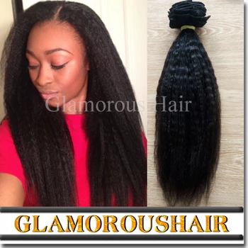 Natural Texture Kinky Straight Hair 100 Human Hair Buy Kinky