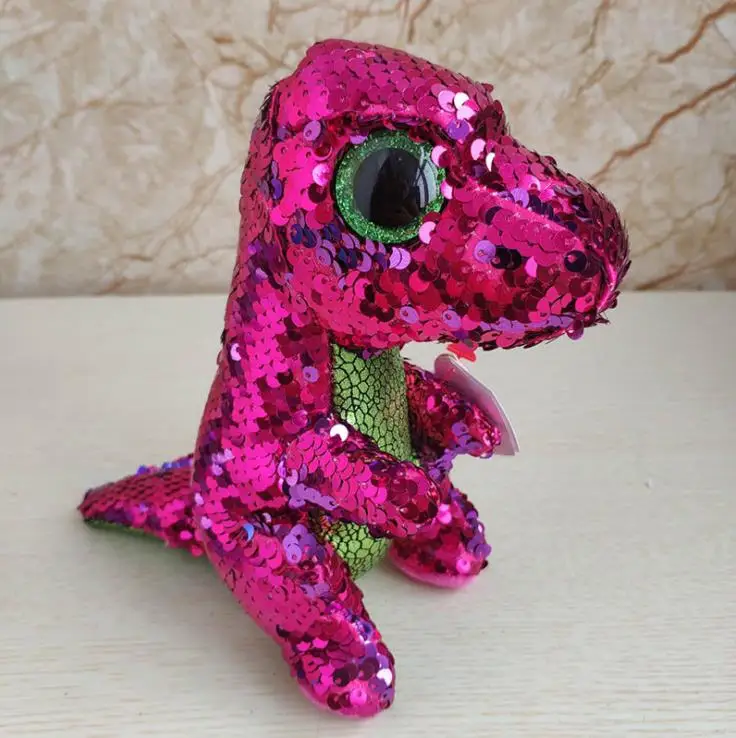 sequin cuddly toy