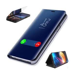 Electroplating Mirror Clear View Flip Case Samsung S10