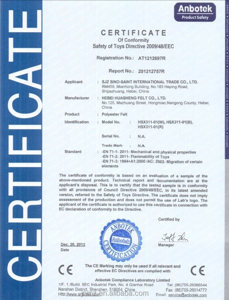 CE certificate_