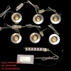 FOK 10A 1 in 6 outlet multiple base parallel connection Push in Wiring Led Cable Splitter for led furniture cabinet lights