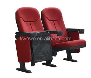 Commercial Plastic Theater Cinema Chair Cinema Seat With Cup Holder Ya 210f