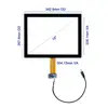 Low Price Of Pcap 23.6 12.1 inch 3mm lens and sensor G+G Glass Capacitive 10 Points multi PCAP USB P-cap glass cover len cjtouch