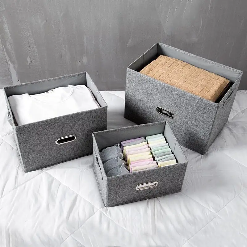 Customized Fabric Luxury Small Cardboard Storage Boxes