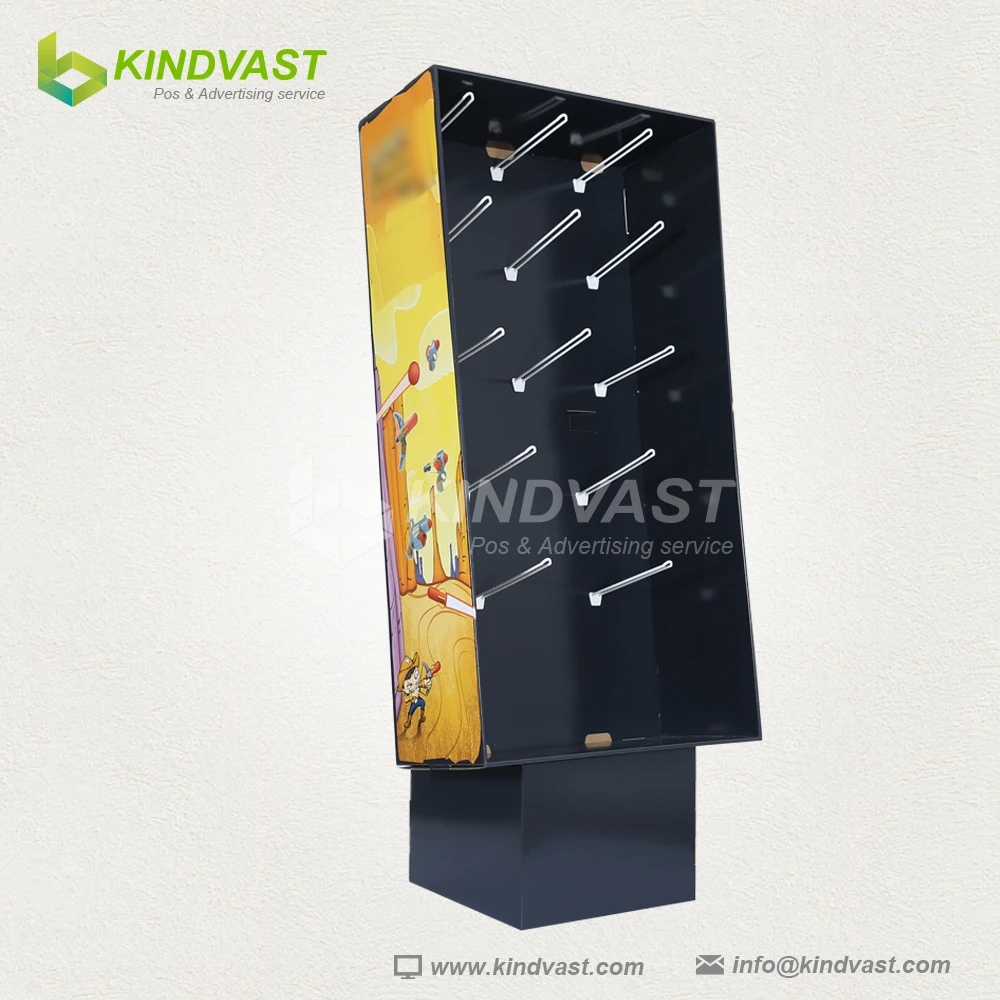 Low Cost Custom Cardboard Car Accessories Display Rack,Car Audio Mat