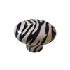 Zebra animal print novelty door knob
