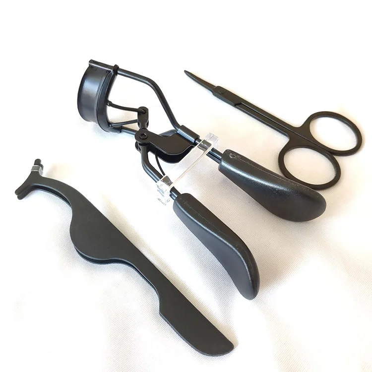 

heated wholesale custom eyelash curler gold mink lash tweezer scissors black curlers eyelash extensions, Rose gold, gold, black, red, purple