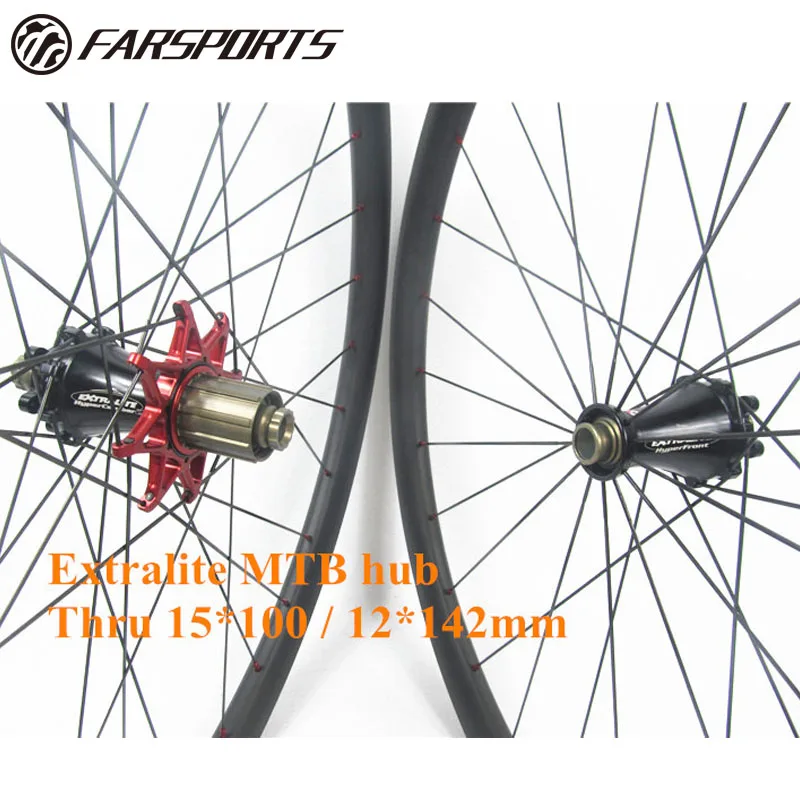 Ultra Light Mountain Bike Wheels 29er Carbon Clincher Offset Mtb Rims