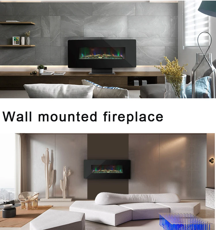 Electric Heater Fire Chimenea Moderna Chimenea Electrica Decorativa