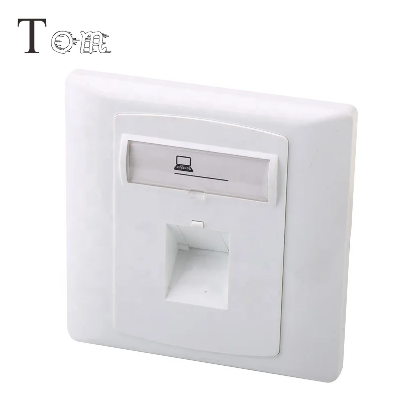 MB-17-01 86x86 TOM Cat6 faceplate rj11 rj45 1 port modular keystone jack network face plate(6).jpg