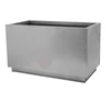 OEM manufacture big rectangle stainless steel flower planters/pot metal planters