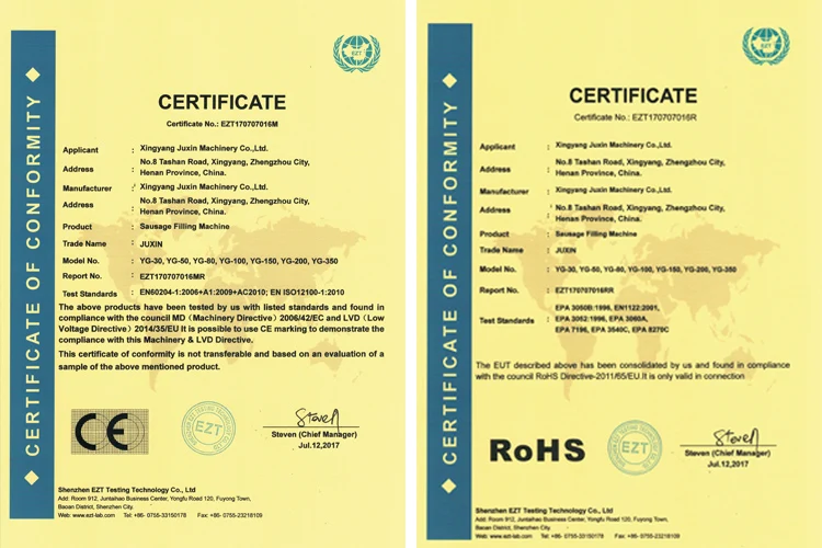 sausage filling machine