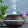 B2B Platform 300ML Wood Grain Air Cleaner Smoke Essential Oil Diffuser Ultrasonic Humidifier Aroma Diffuser