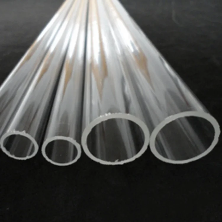 9mm de diámetro claro Polycarbponate tubo de plástico plexiglás tubo de alta calidad