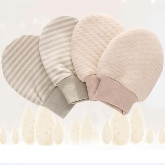 Infant Baby Soft Organic Cotton Scratch Prevention Gloves Baby Hand Gloves Buy Safe Hands