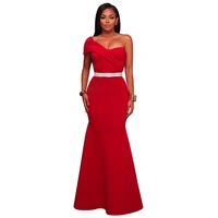 

Sexy One Shoulder Dresses Women Party Evening Long Evening Dress