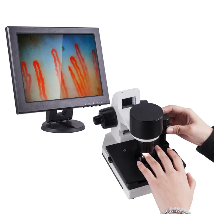 

12 inches color capillary microcirculation scope / microscope nail detector blood tester health scanner