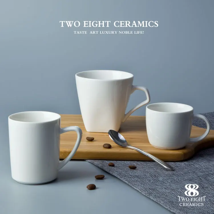Catering Good Quality Porcelain Custom Printed Coffee Mugs,  Ceramic Tableware Porcelain Mugs@